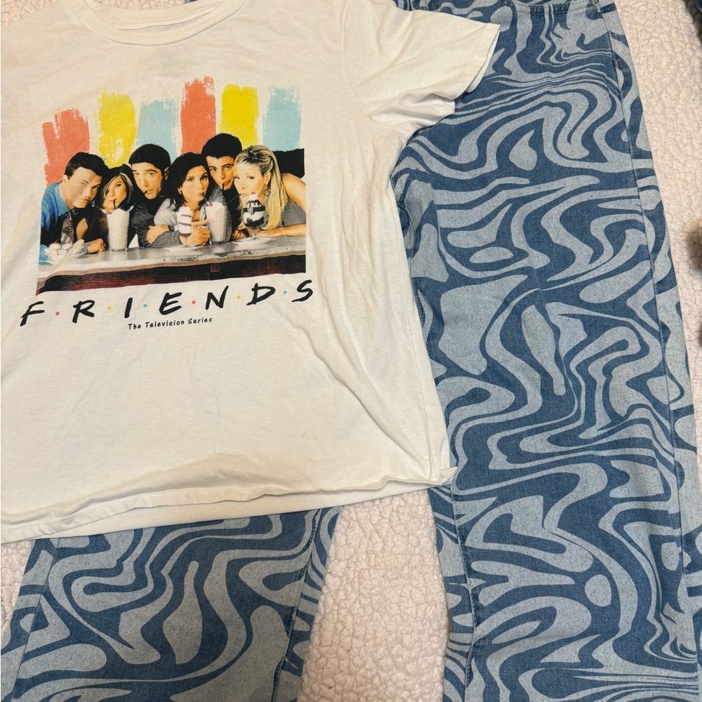 Love Tribe Tee and Shein Retro Jeans